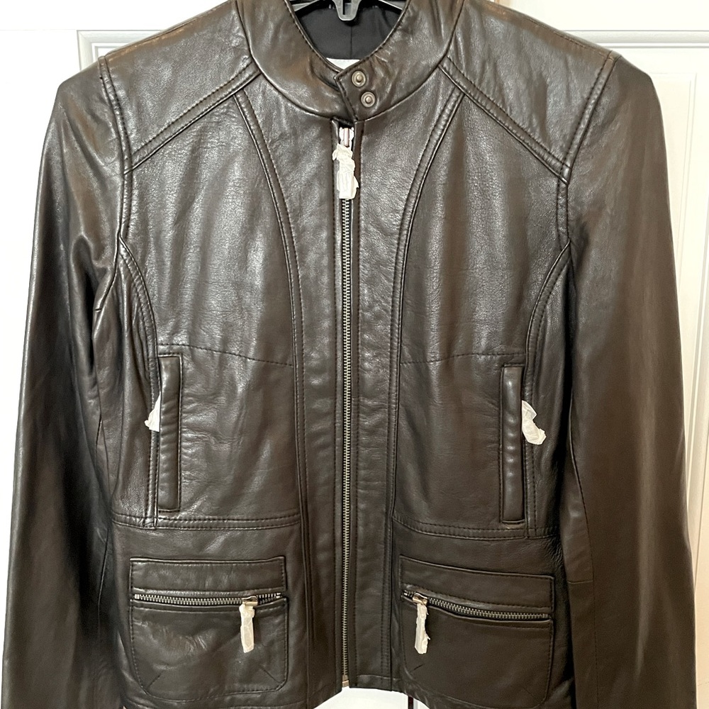Calvin Klein leather jacket